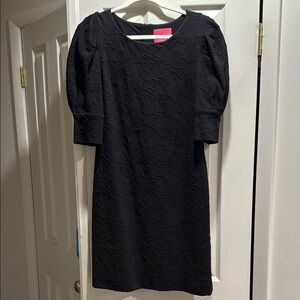 Lilly Pulitzer Gray Sheath Dress with Square Neckline